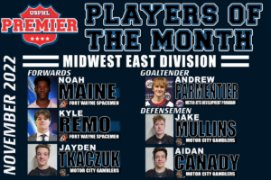 USPHL Premier Players Of The Month – November 2022: Midwest East Division