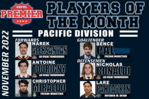 USPHL Premier Players Of The Month – November 2022: Pacific Division