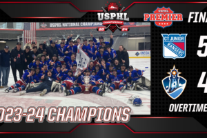 Connecticut Jr. Rangers Win 2023-24 USPHL Premier National Championship In OT